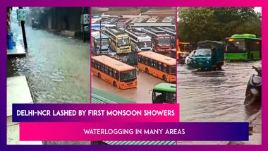 Delhi-NCR Receives First Monsoon Showers of 2022, Traffic Snarls, Waterlogging Reported